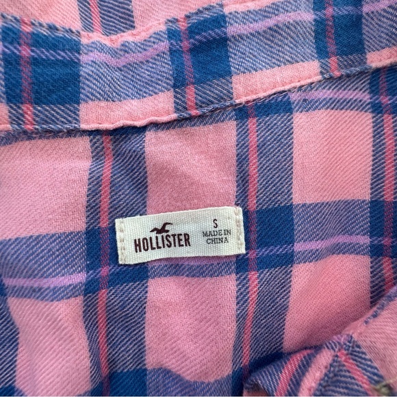 Hollister Pink and Blue‎ Checkered Shirt - Picture 5 of 11